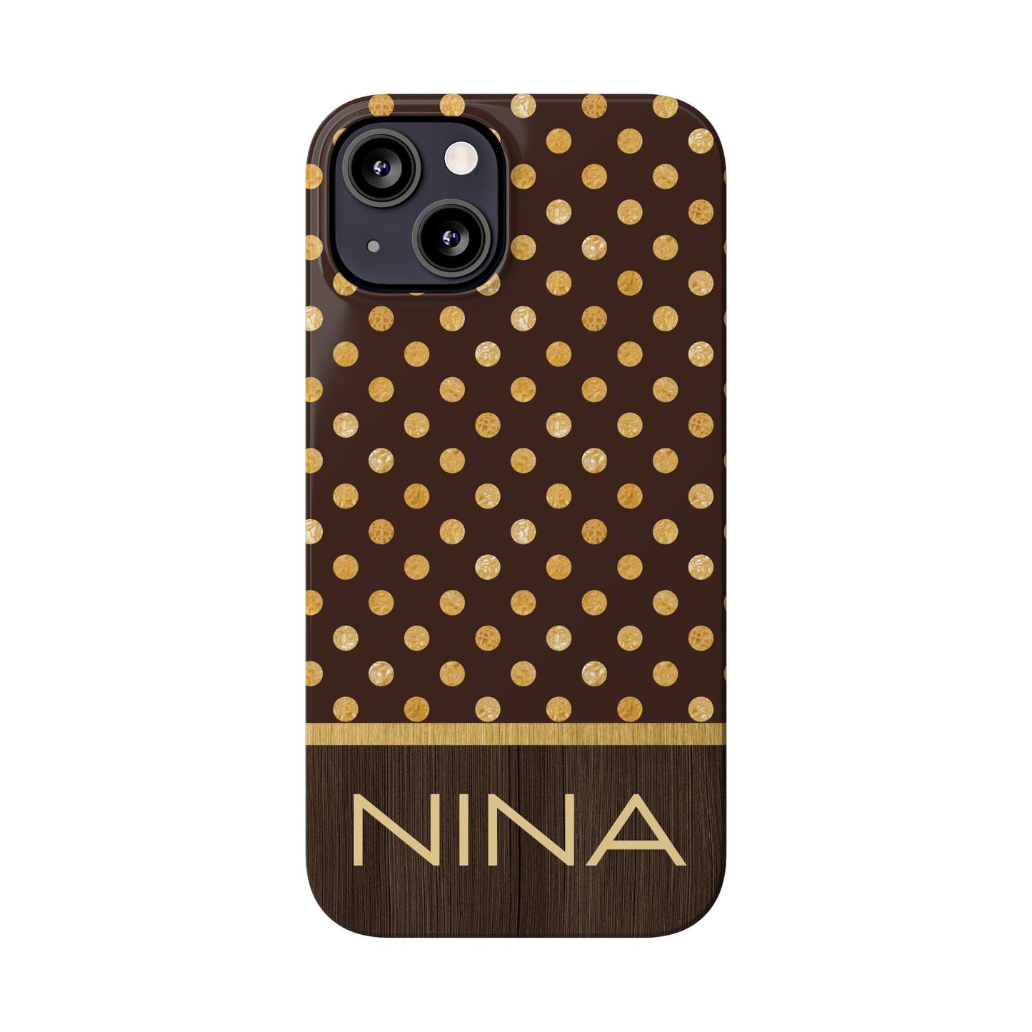 Nina Personalized Slim Phone Cases