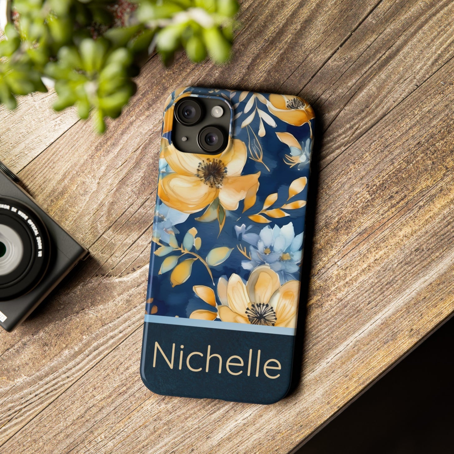 Nichelle Personalized Slim Phone Cases