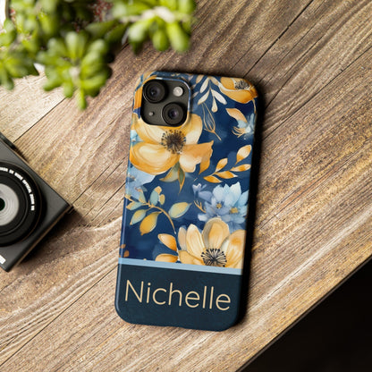 Nichelle Personalized Slim Phone Cases