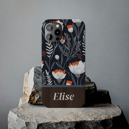 Elise Personalized Slim Phone Cases