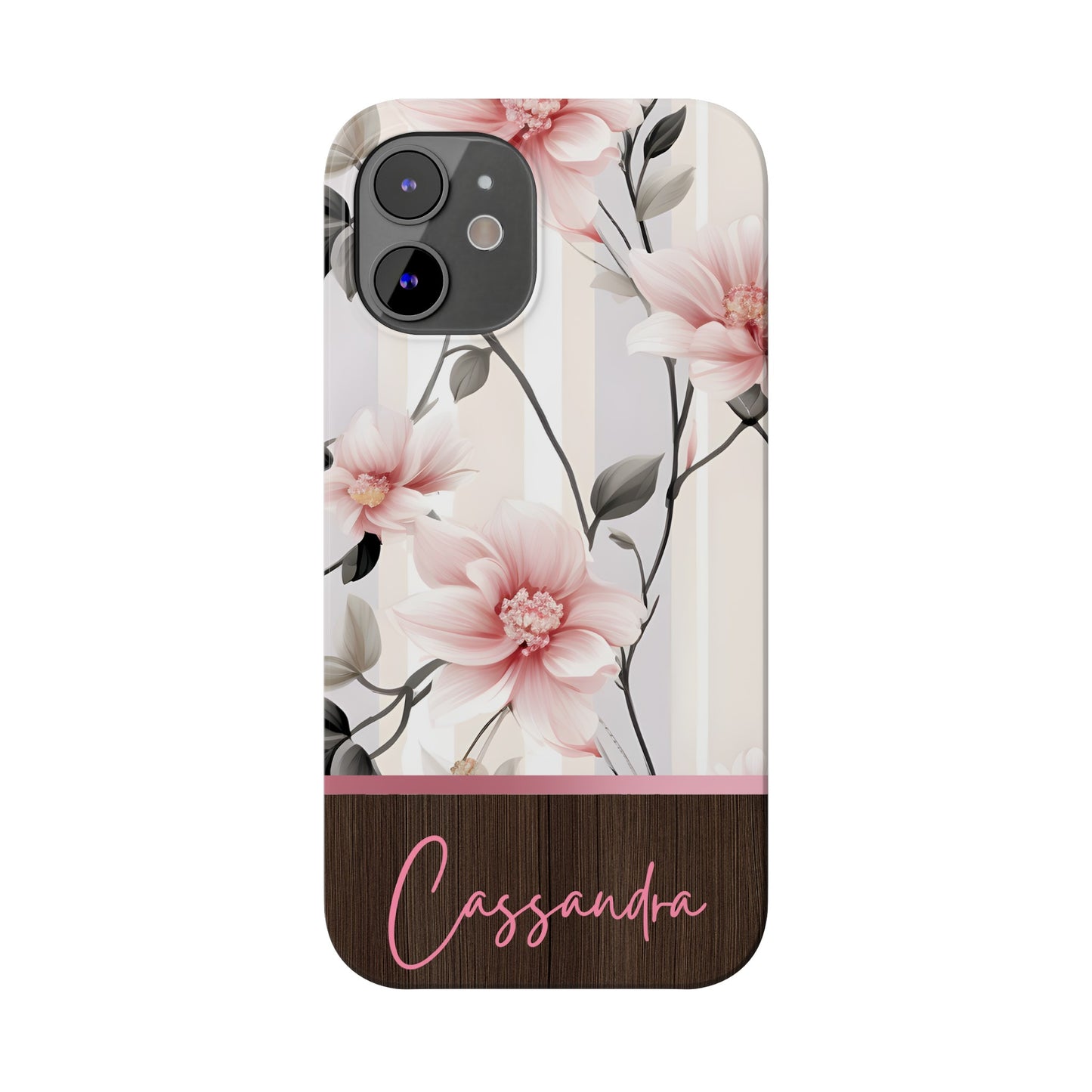 Cassandra Personalized Slim Phone Cases