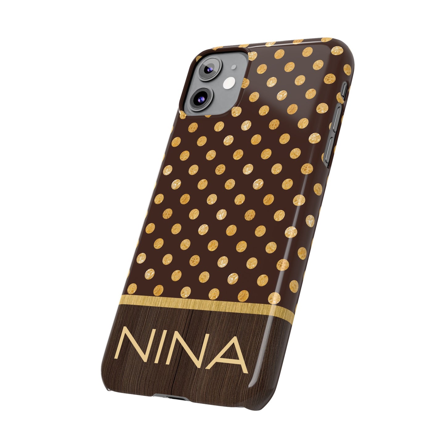 Nina Personalized Slim Phone Cases