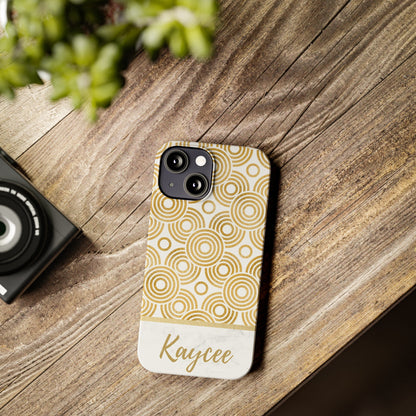 Kaycee Personalized Slim Phone Cases