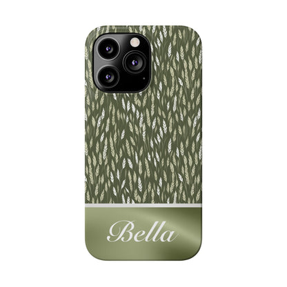 Bella Personalized Slim Phone Cases