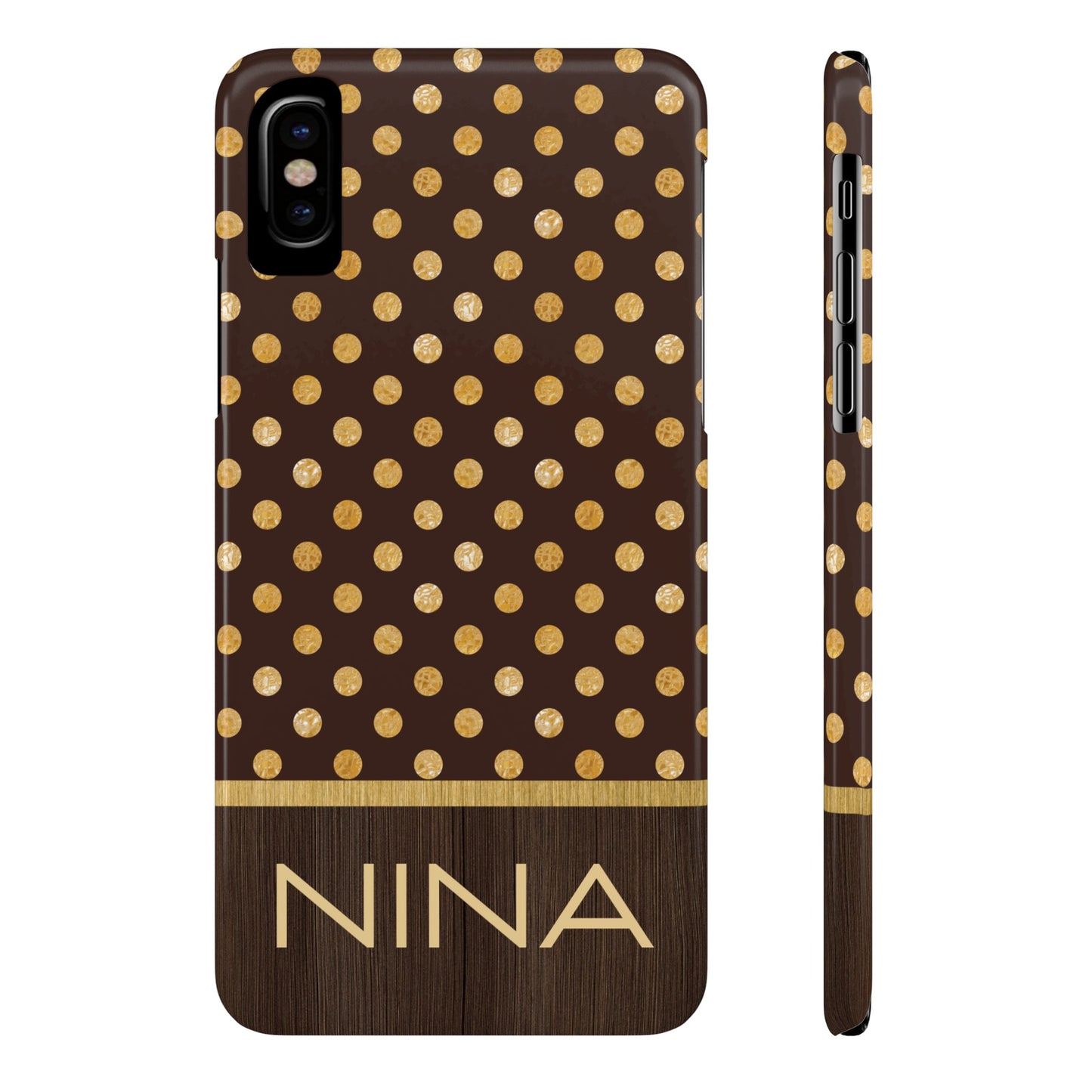 Nina Personalized Slim Phone Cases