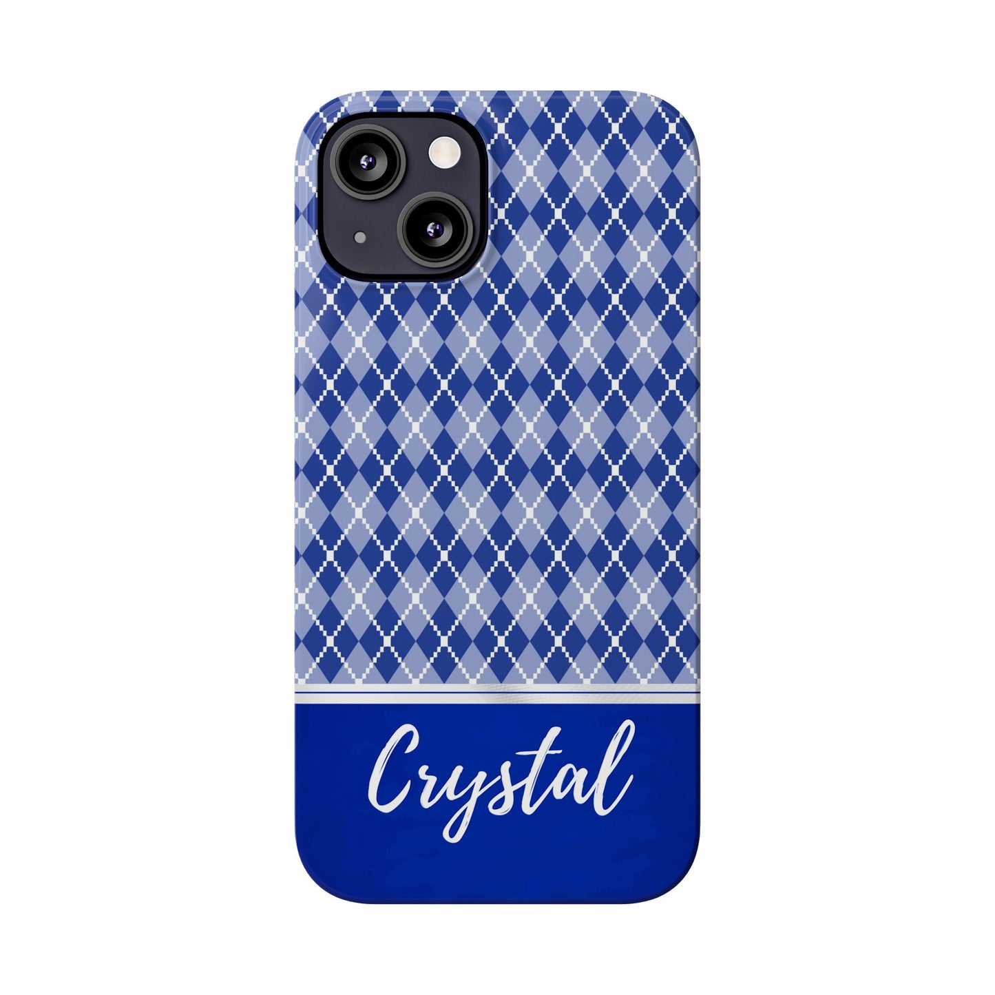 Crystal Personalized Slim Phone Cases