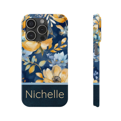 Nichelle Personalized Slim Phone Cases