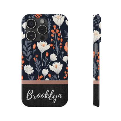 Brooklyn Personalized Slim Phone Cases