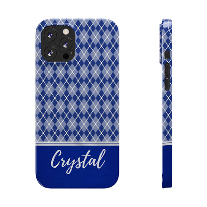 Crystal Personalized Slim Phone Cases