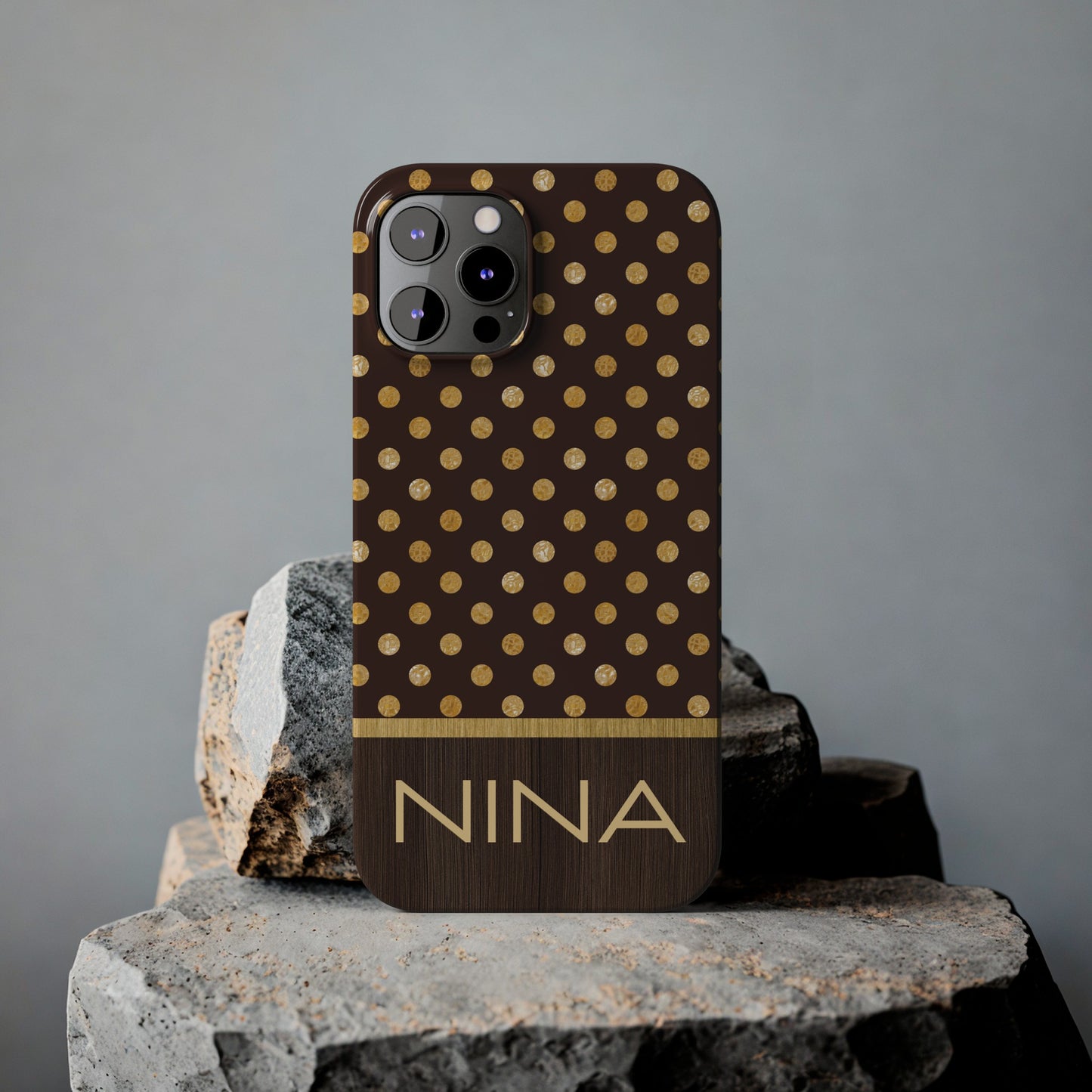 Nina Personalized Slim Phone Cases