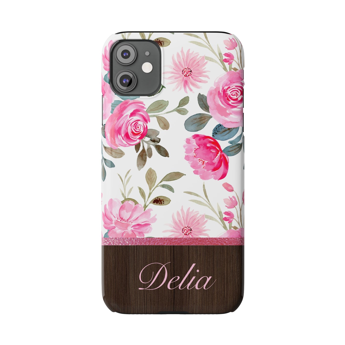 Delia Personalized Slim Phone Cases