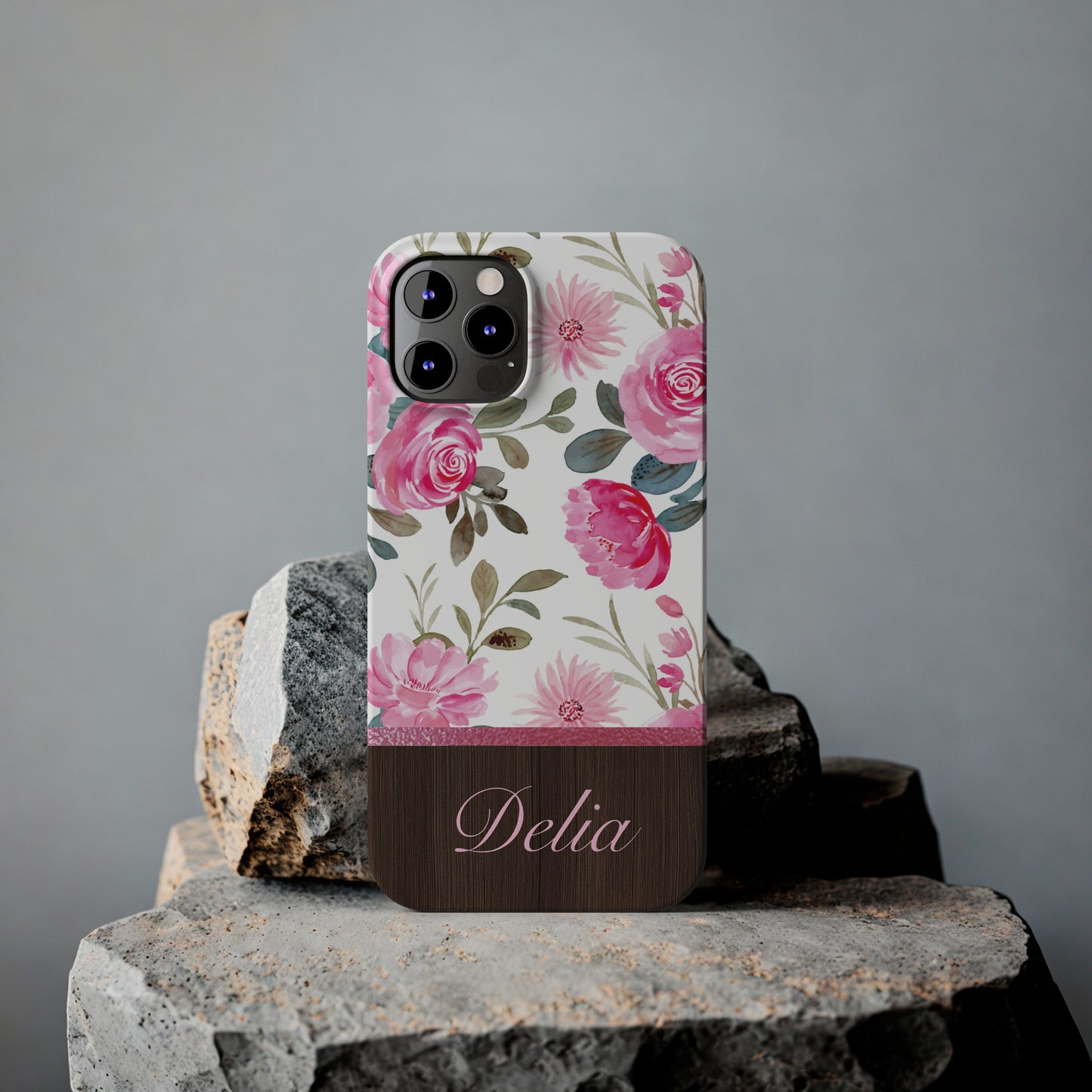 Delia Personalized Slim Phone Cases