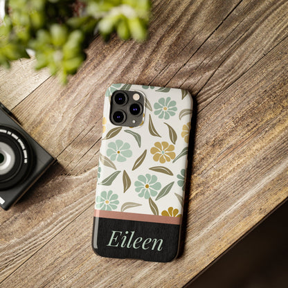 Eileen Personalized Slim Phone Cases