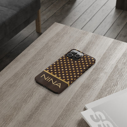 Nina Personalized Slim Phone Cases