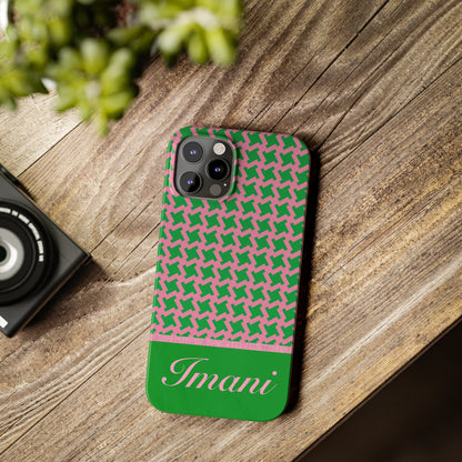 Imani Personalized Slim Phone Cases