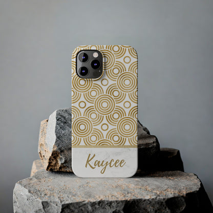 Kaycee Personalized Slim Phone Cases