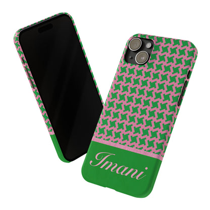 Imani Personalized Slim Phone Cases