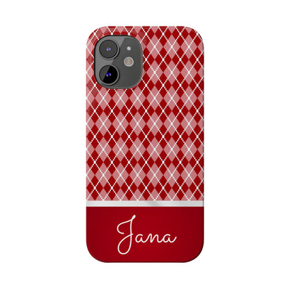 Jana Personalized Slim Phone Cases