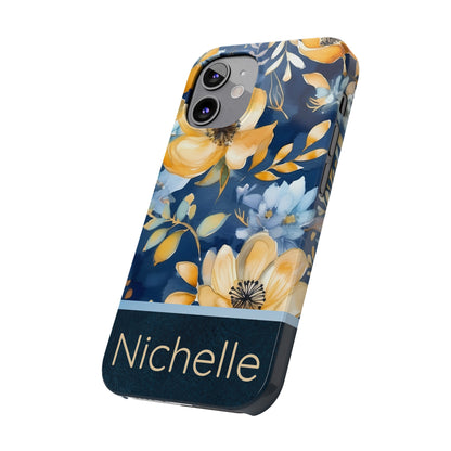 Nichelle Personalized Slim Phone Cases