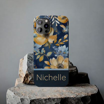 Nichelle Personalized Slim Phone Cases