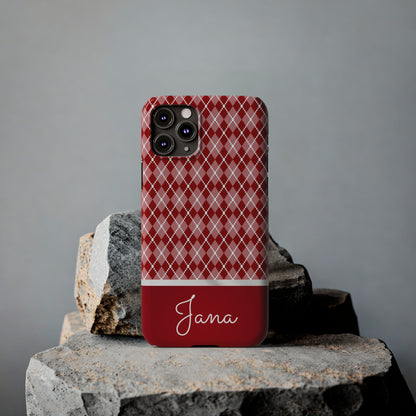 Jana Personalized Slim Phone Cases