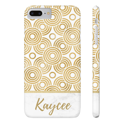 Kaycee Personalized Slim Phone Cases