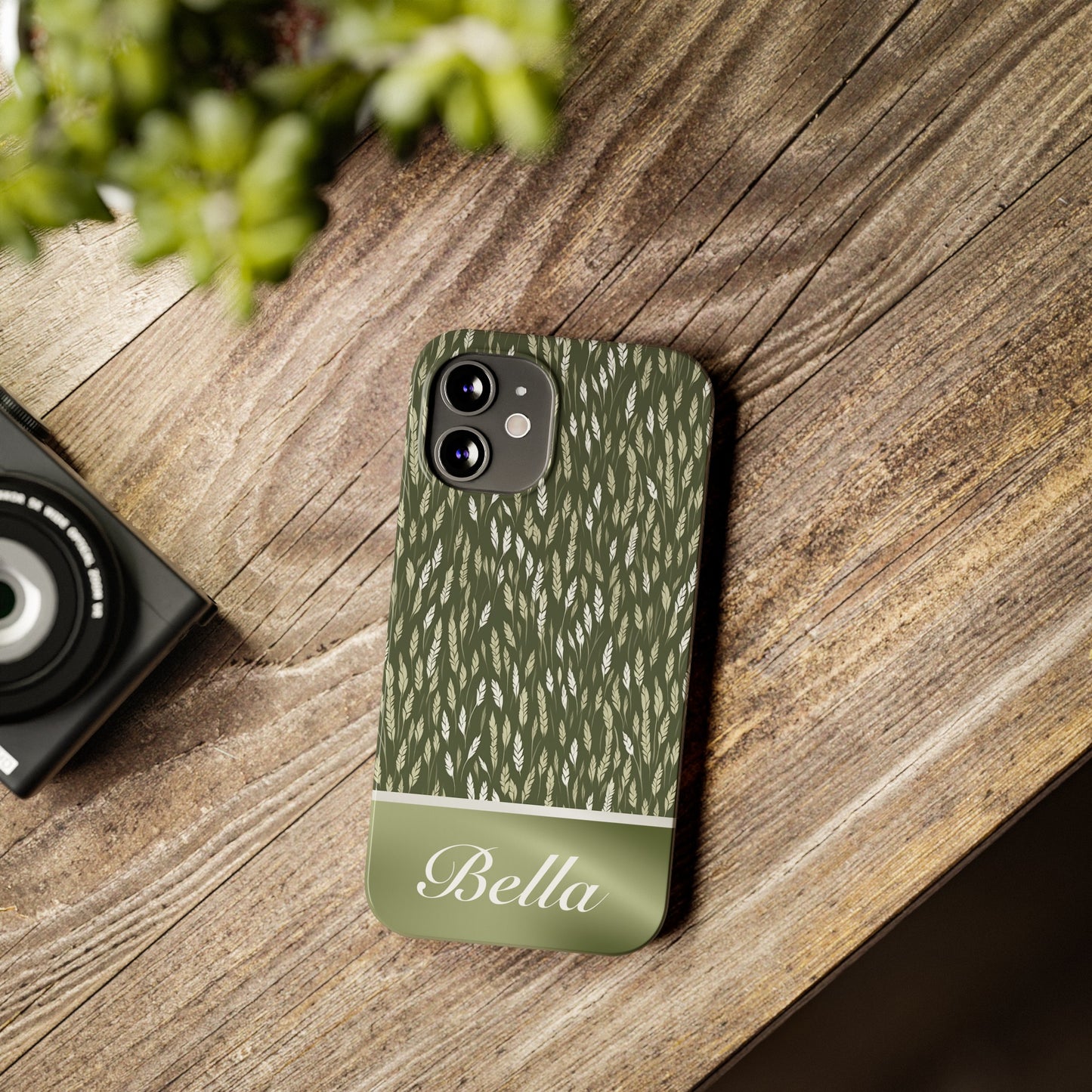 Bella Personalized Slim Phone Cases