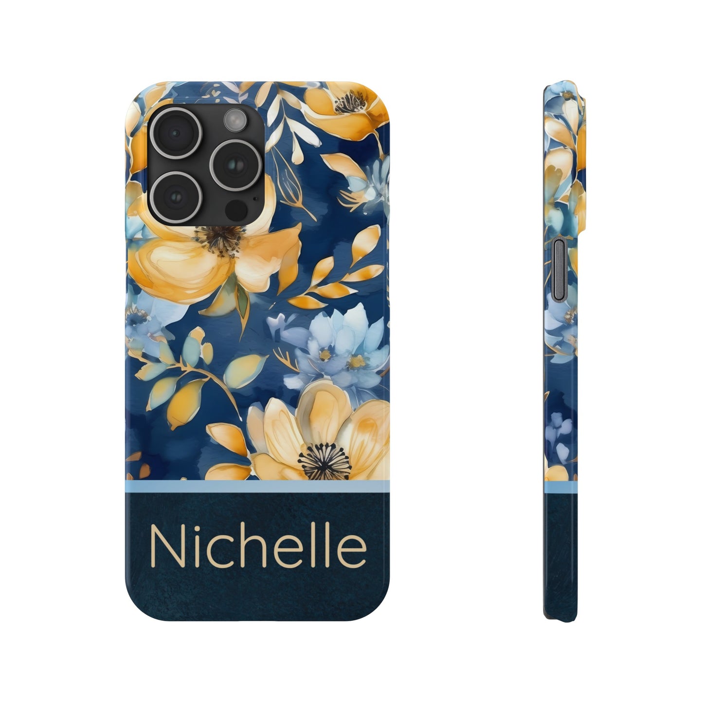 Nichelle Personalized Slim Phone Cases