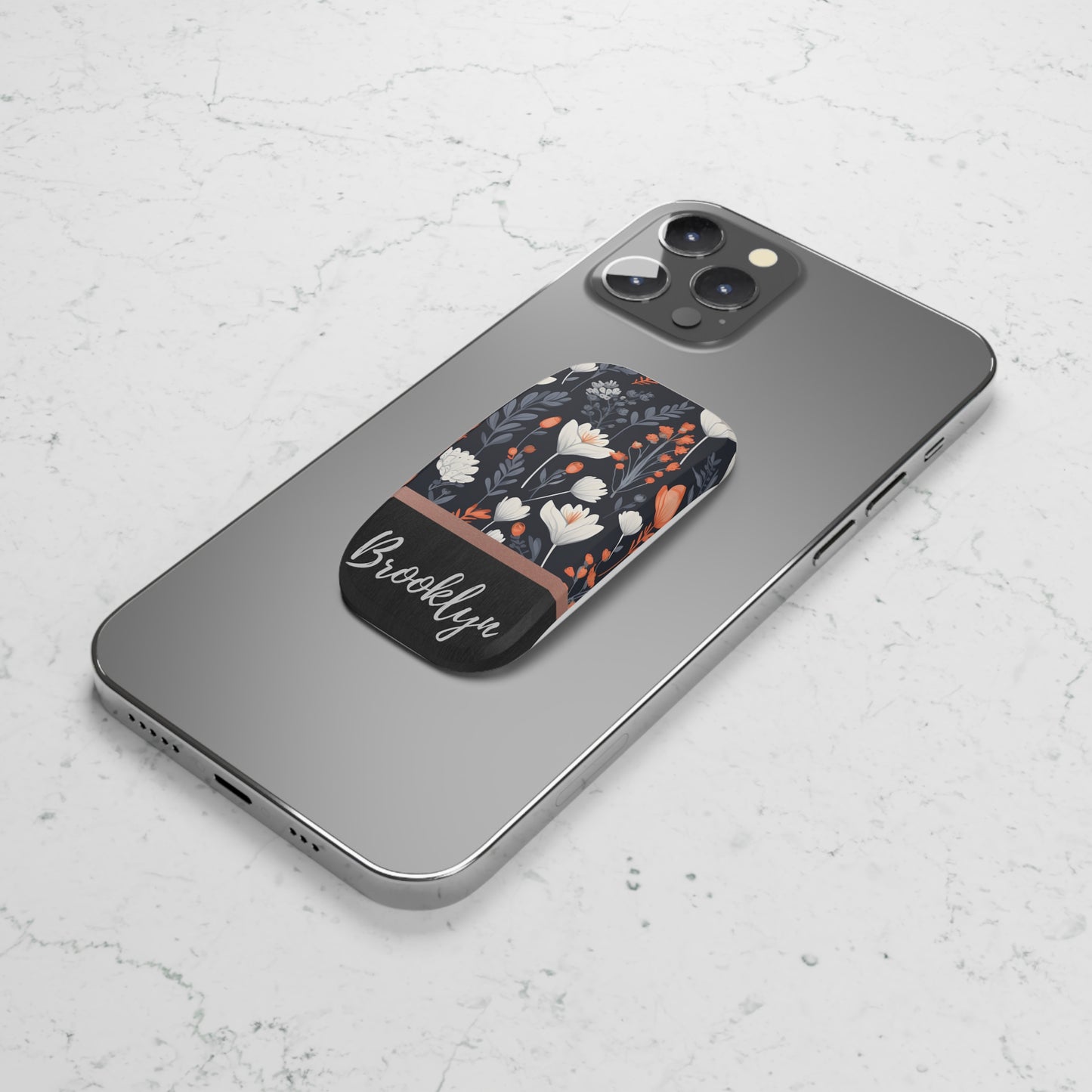 Brookyln Personalized Phone Click-On Grip