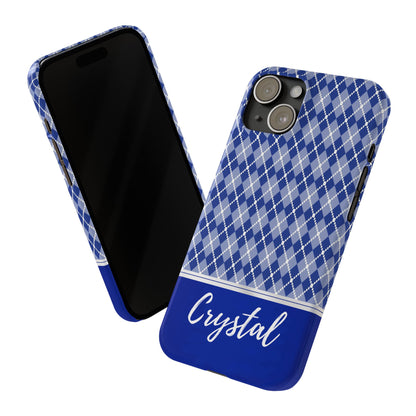 Crystal Personalized Slim Phone Cases