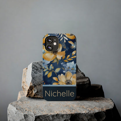 Nichelle Personalized Slim Phone Cases