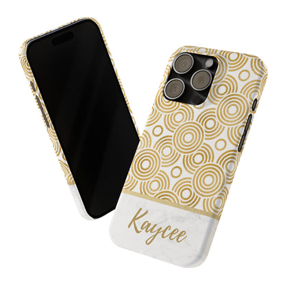 Kaycee Personalized Slim Phone Cases