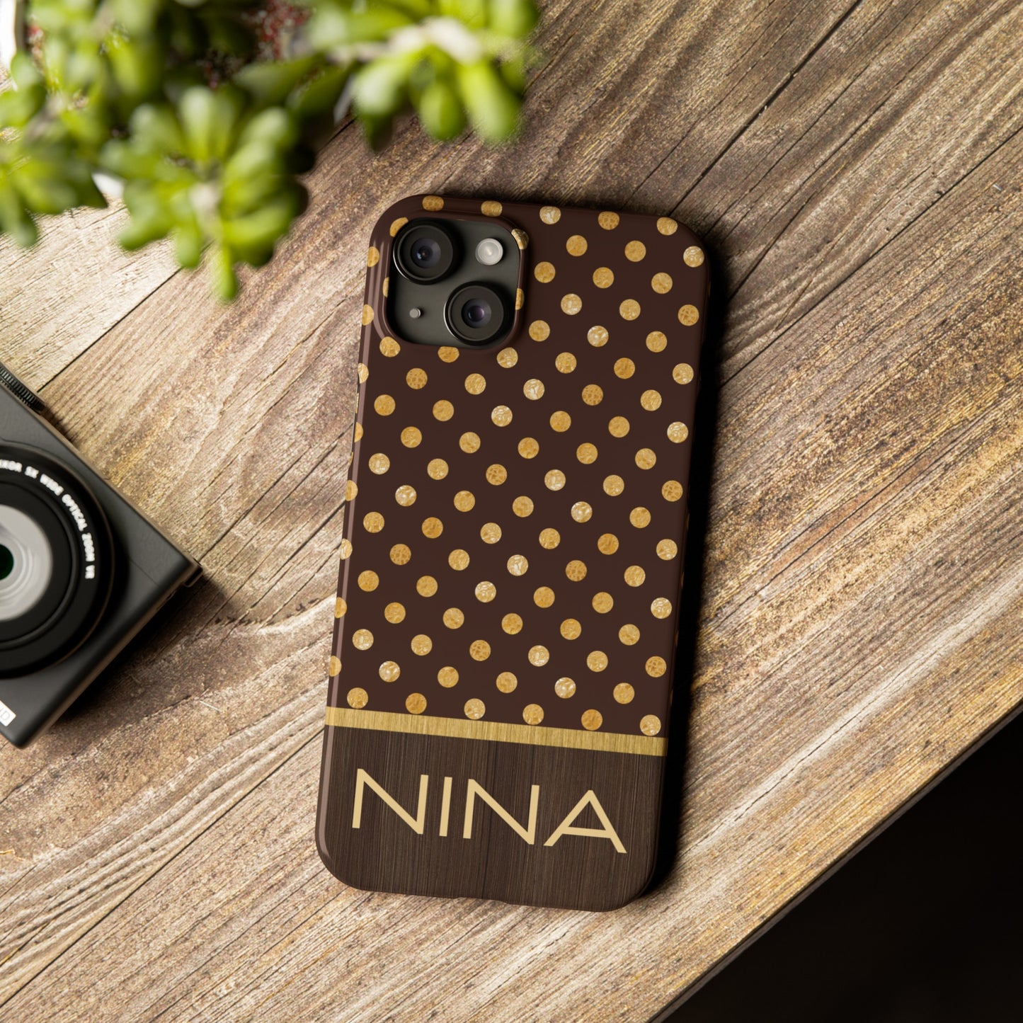 Nina Personalized Slim Phone Cases