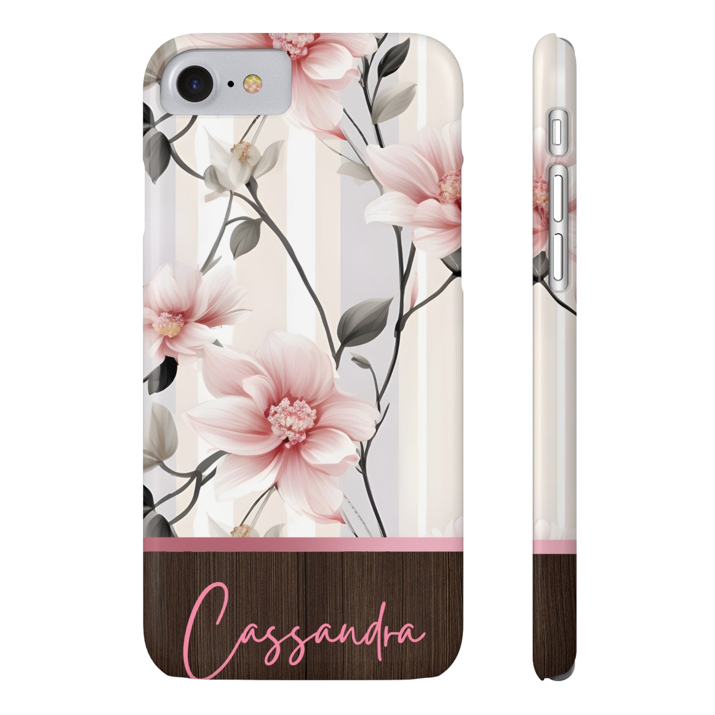 Cassandra Personalized Slim Phone Cases