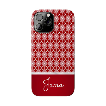 Jana Personalized Slim Phone Cases