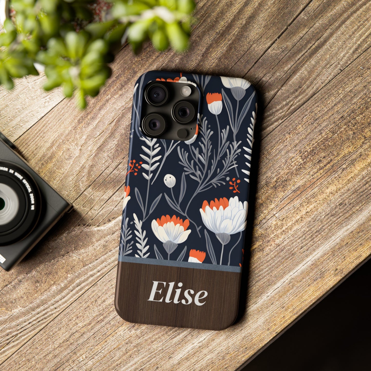 Elise Personalized Slim Phone Cases