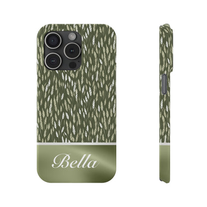 Bella Personalized Slim Phone Cases