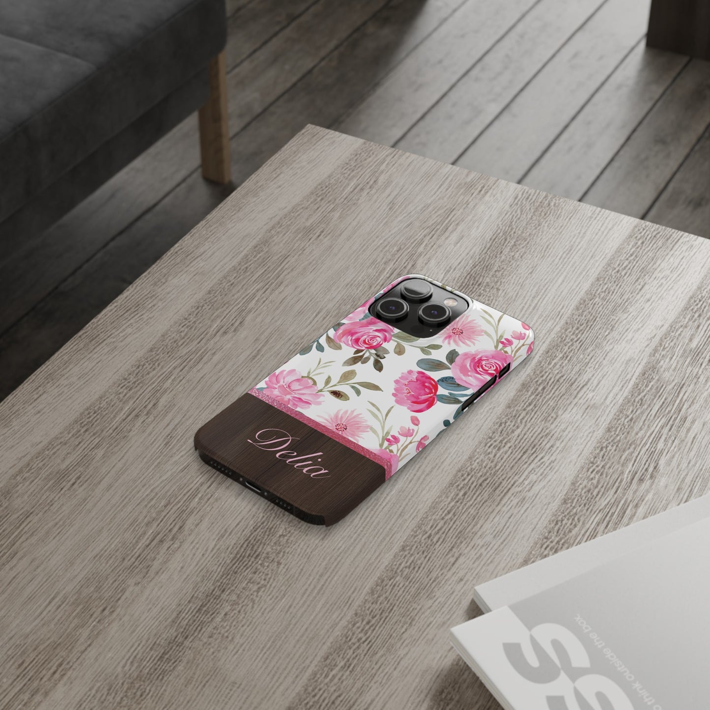 Delia Personalized Slim Phone Cases