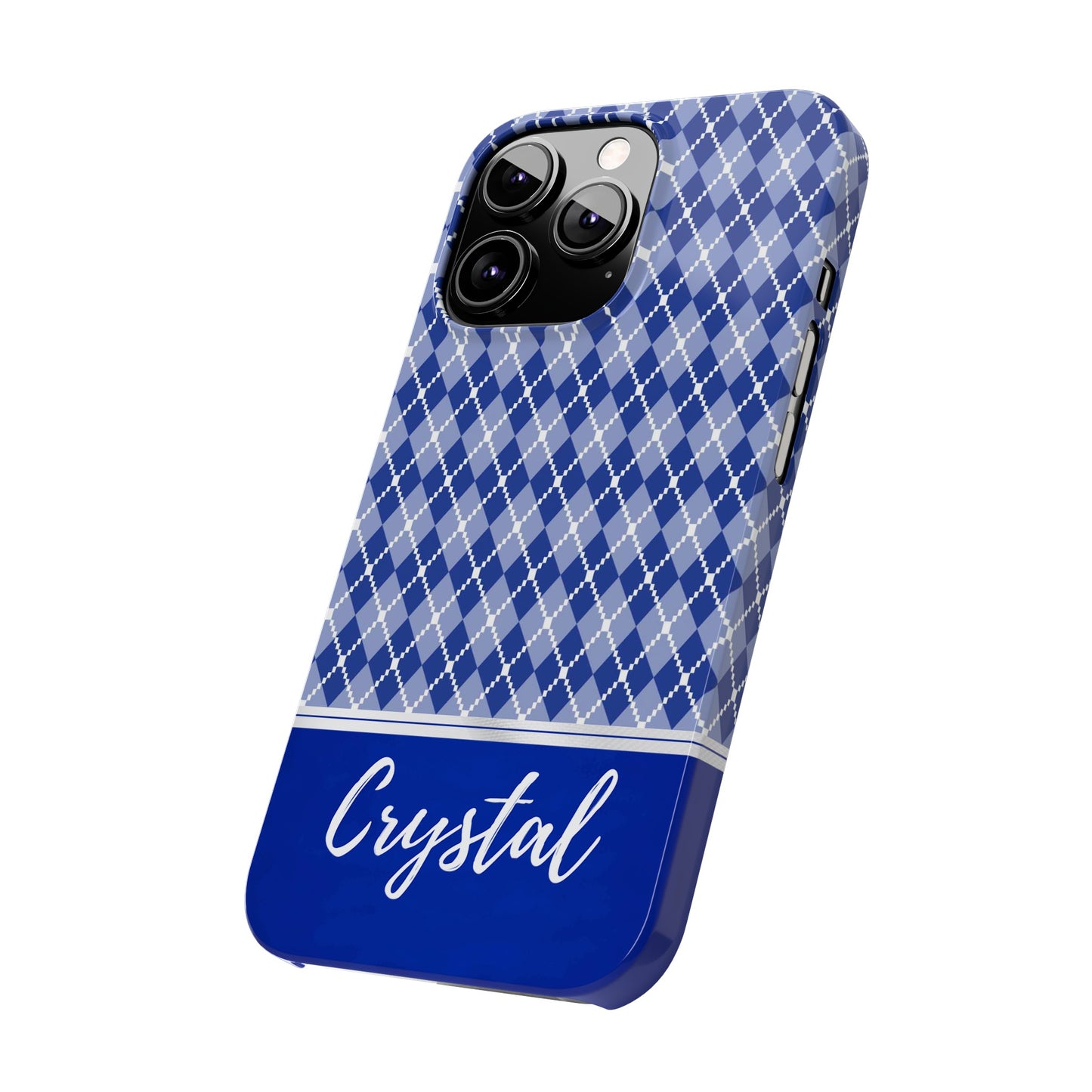 Crystal Personalized Slim Phone Cases