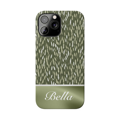 Bella Personalized Slim Phone Cases