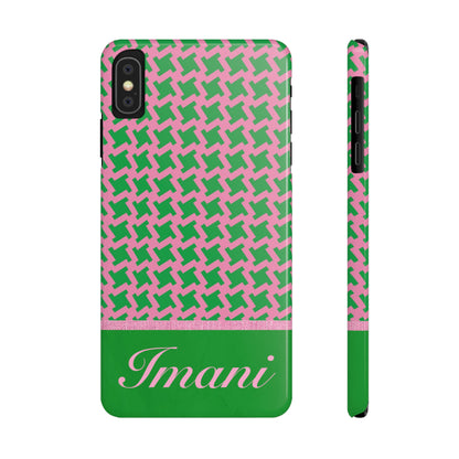 Imani Personalized Slim Phone Cases