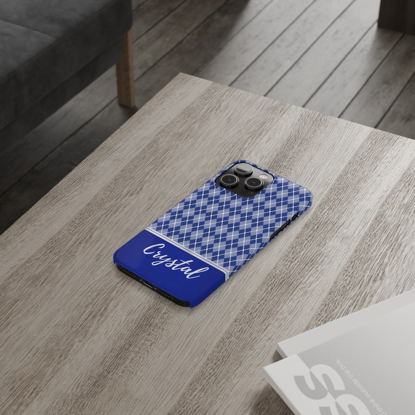 Crystal Personalized Slim Phone Cases