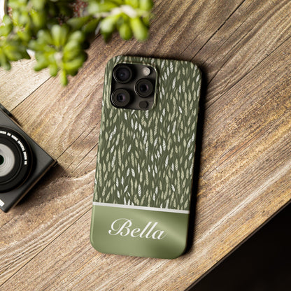 Bella Personalized Slim Phone Cases