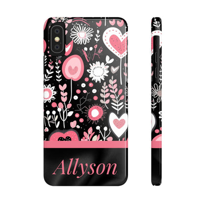 Allyson Personalized Slim Phone Cases