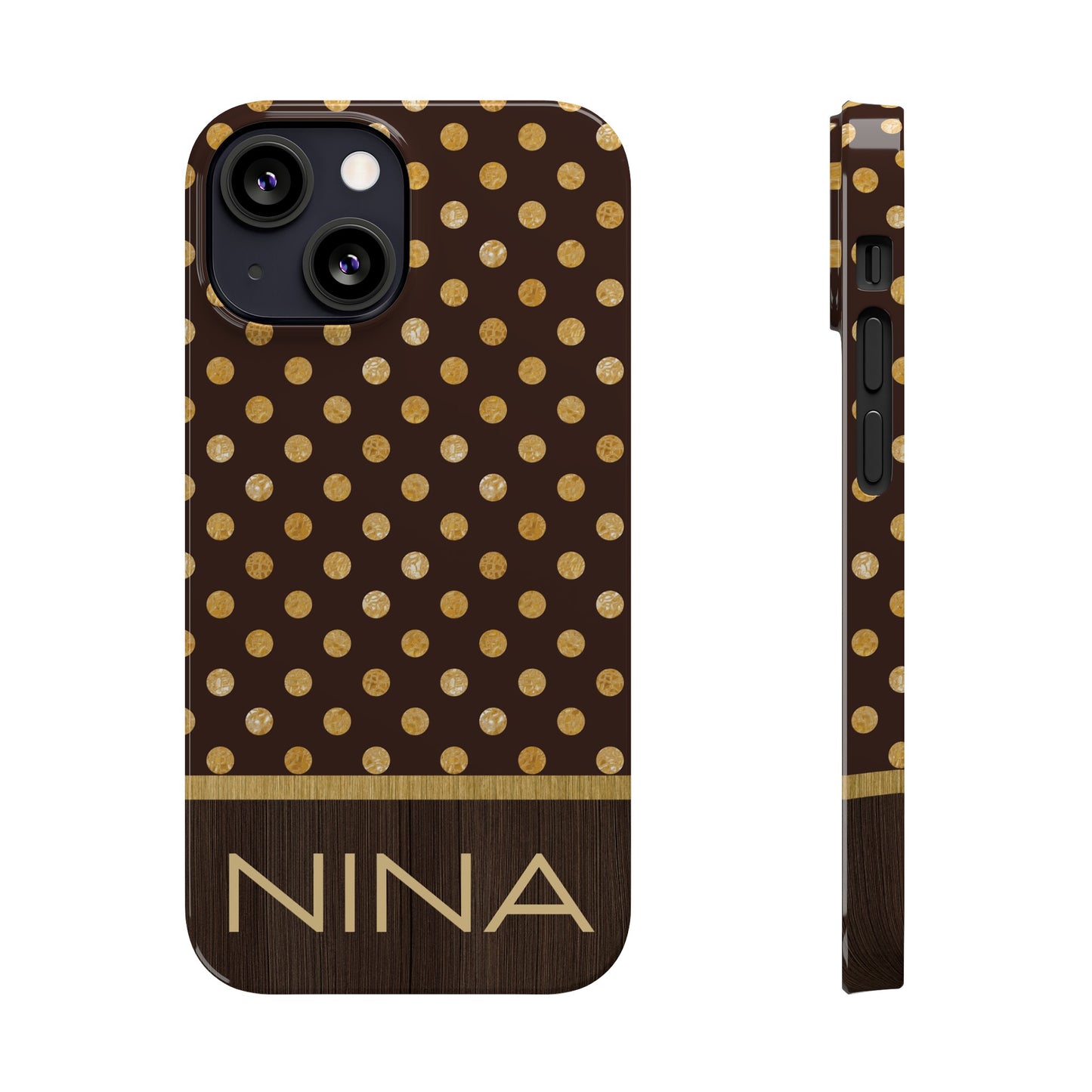 Nina Personalized Slim Phone Cases