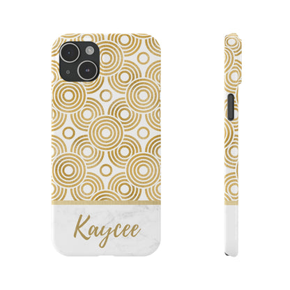 Kaycee Personalized Slim Phone Cases