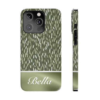 Bella Personalized Slim Phone Cases