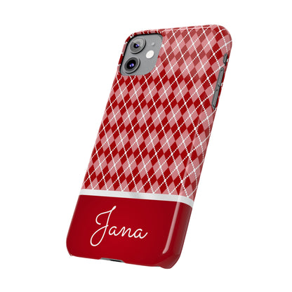 Jana Personalized Slim Phone Cases