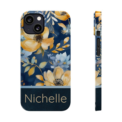 Nichelle Personalized Slim Phone Cases