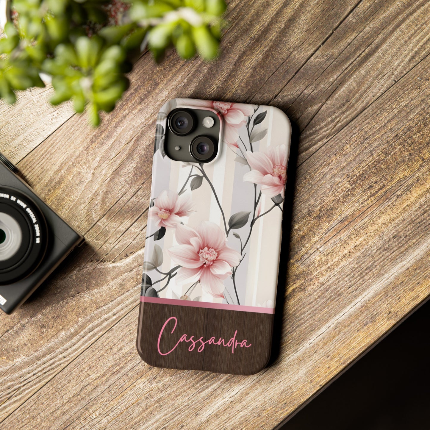 Cassandra Personalized Slim Phone Cases